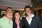 Ebenso zu Gast bei Bayereischer Hof Chefin Innegrit Volkhard war Jens Lehmann (re)